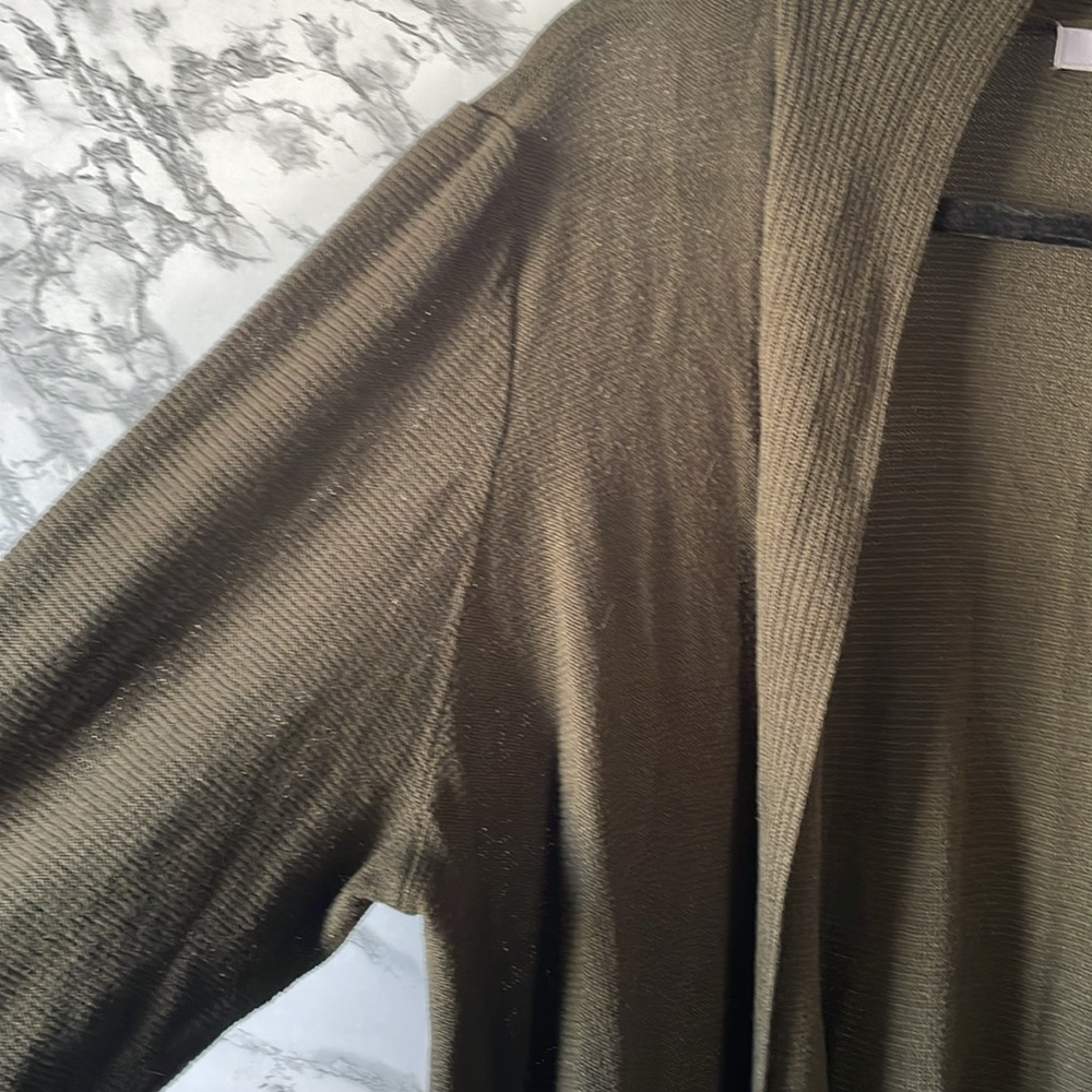 Fever 2X Olive Green Duster - Picture 3 of 6